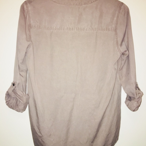 Express Lace Up Long Sleeve Blouse Size Small - Picture 3 of 3